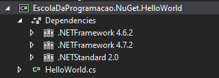 Targets Frameworks dos pacotes NuGet